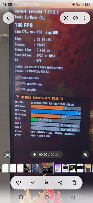 PALIT dual  5060ti бу