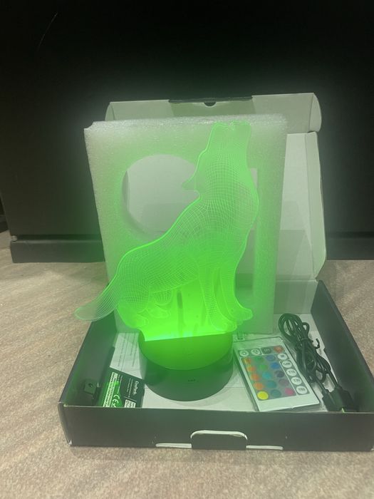 3D нощна лампа..