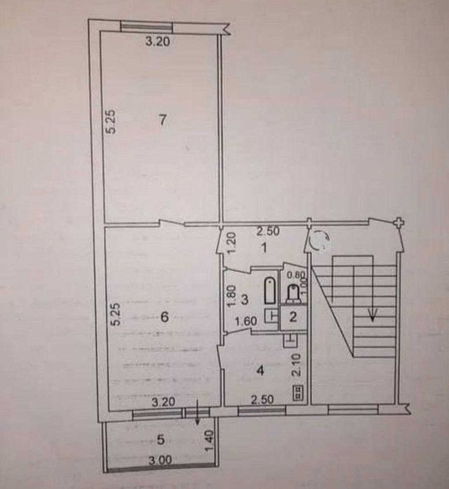 Продается квартира в Яшнабадском районе Слонима-1, 2х комнат 3-этаж