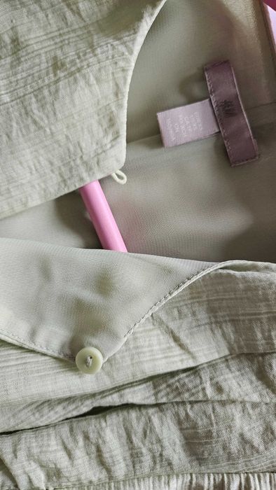 Rochie lunga verde fistic | XS