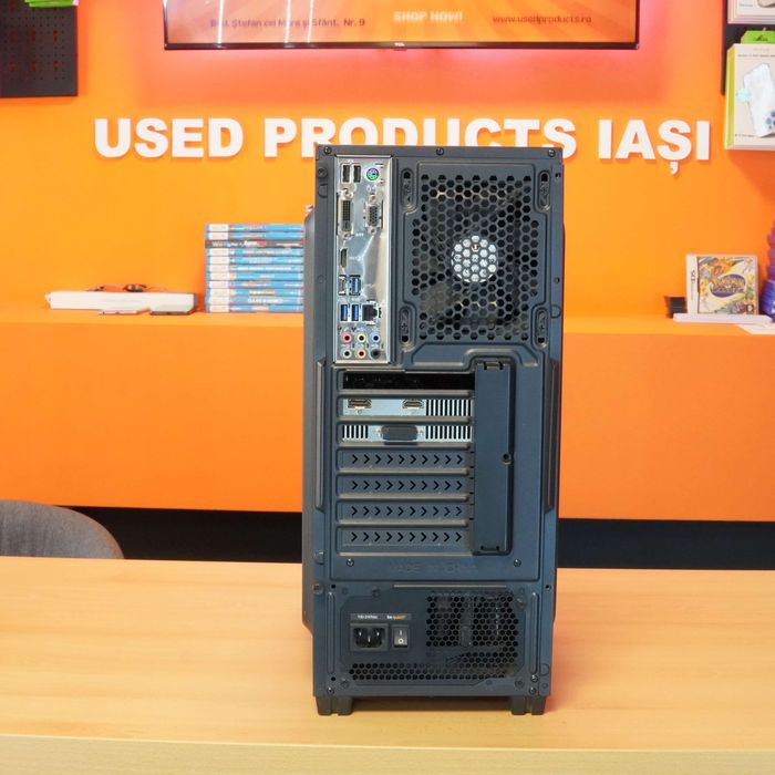 Desktop Gaming AMD Ryzen 7 1700 8 Core, 32 GB RAM DDR4, 750 GB SSD SAMSUNG EVO, GTX 1650 4GB /  12 LUNI GARANTIE