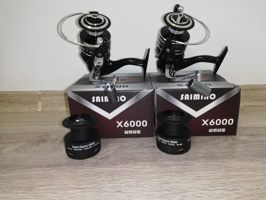 Set 2 Mulinete SAIMINO Super X6000 7 Rulmenti