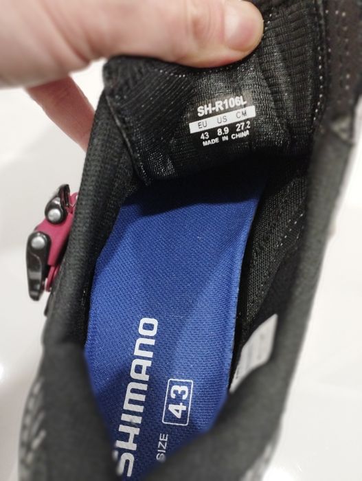 Шосейни велообувки Shimano 43