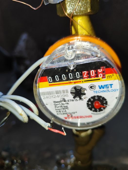 Замена счечиков воды. Горячей и холодной.