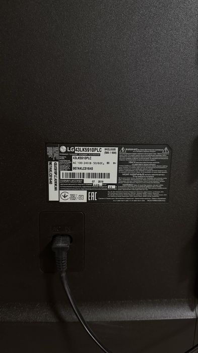 Телевизор LG 43LK5910PLC