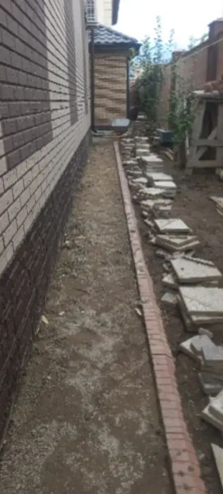 Укладка брусчатки