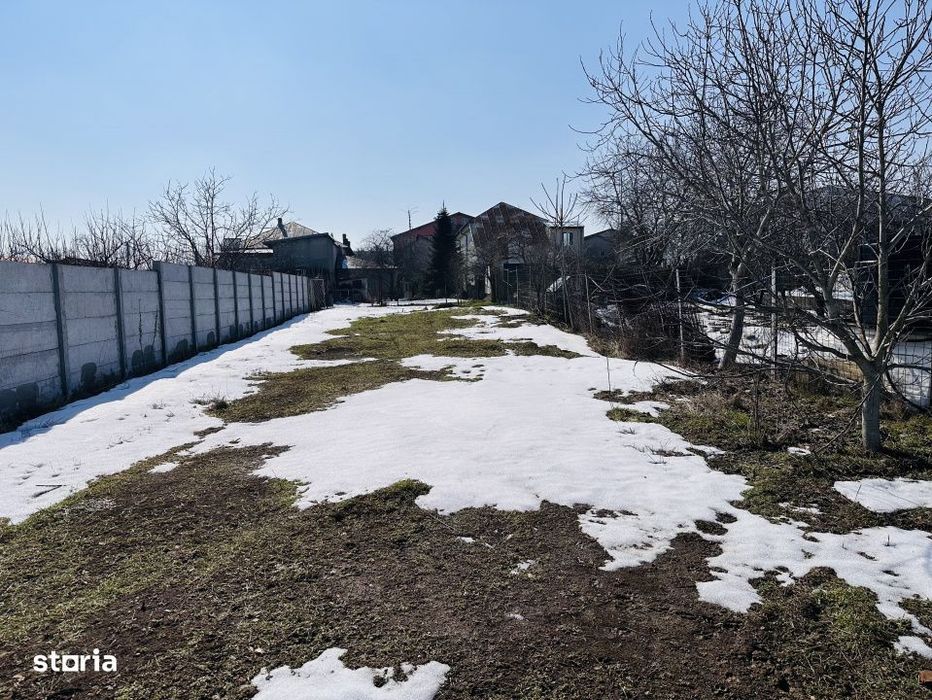 Teren superb 600 mp deschidere la asfalt , 11 m cu adancime de 45,5, C