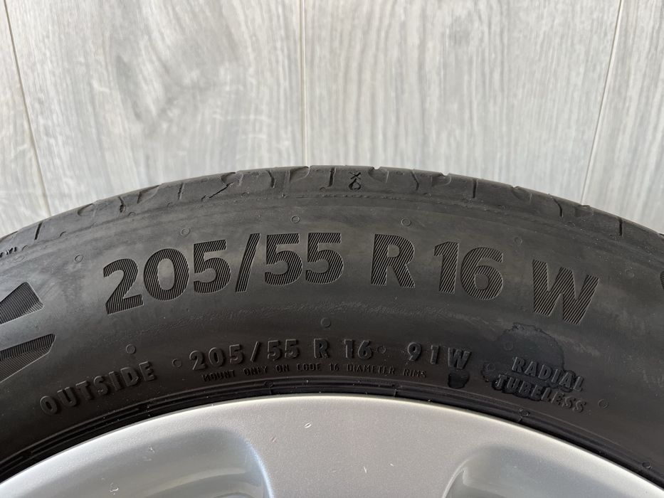 Оригинални джанти 16 цола 5х112 за Мерцедес с летни гуми 205/55/16