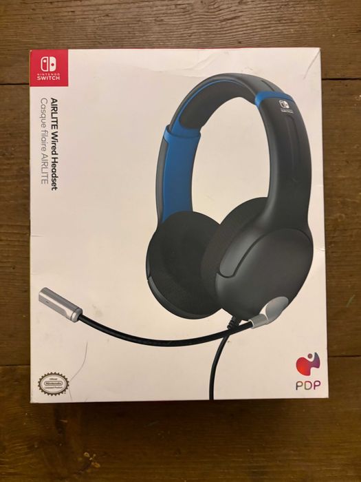 Casti gaming PDP Airlite pentru Nintendo Switch noi cu microfon