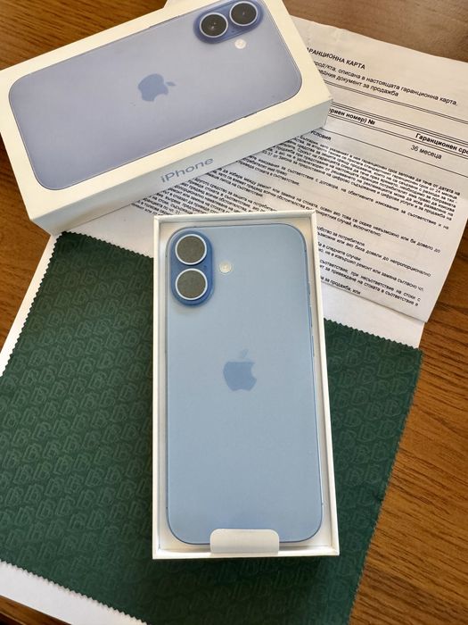 Iphone 17 Mist Blue 256GB Нов Гаранция 36м