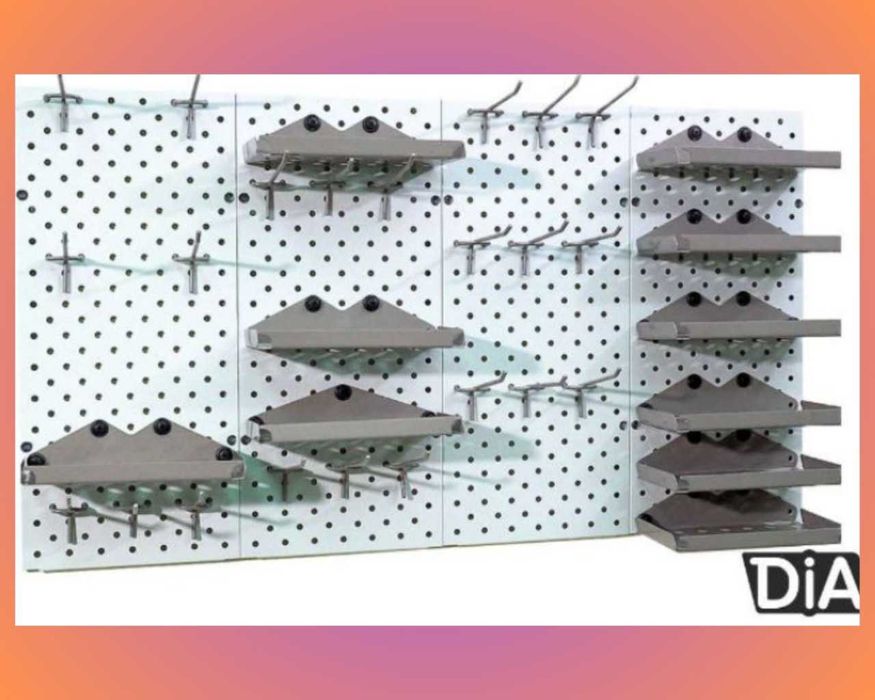 Панель перфорированная, настенная, для магазина и склада tapp