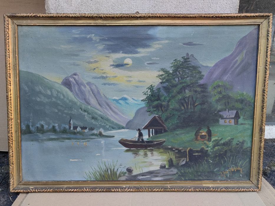 Vand tablou sau schimb cu antichitati