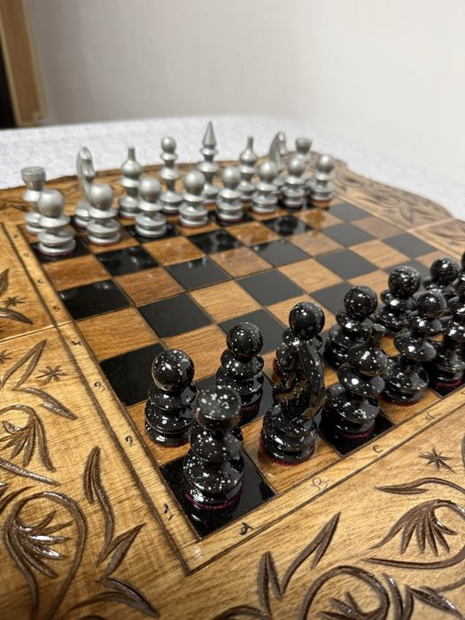 Нарды-шахматы ручной работы