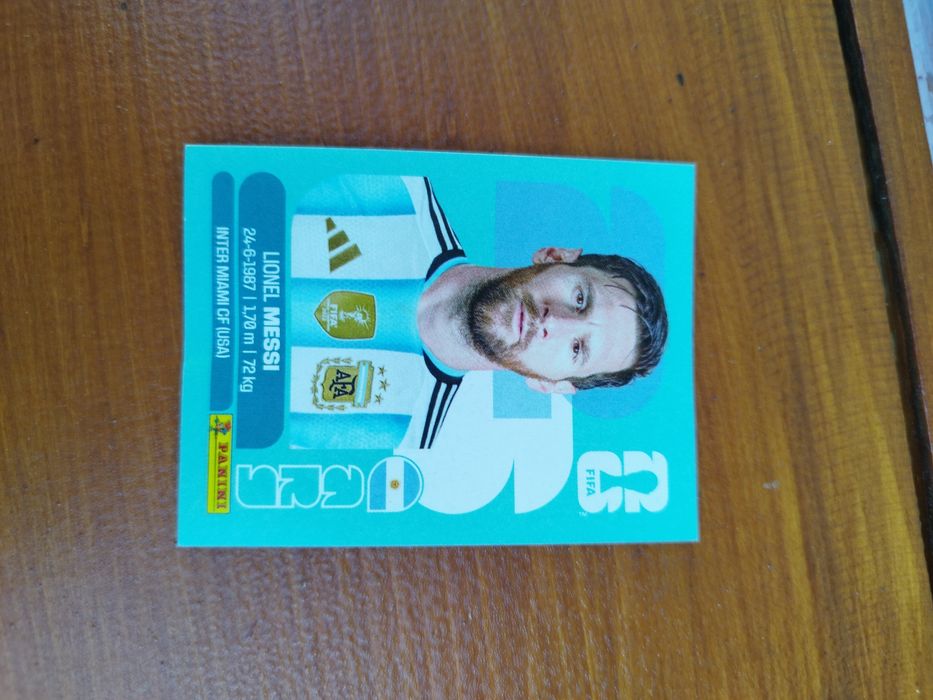 Sticker Panini Messi