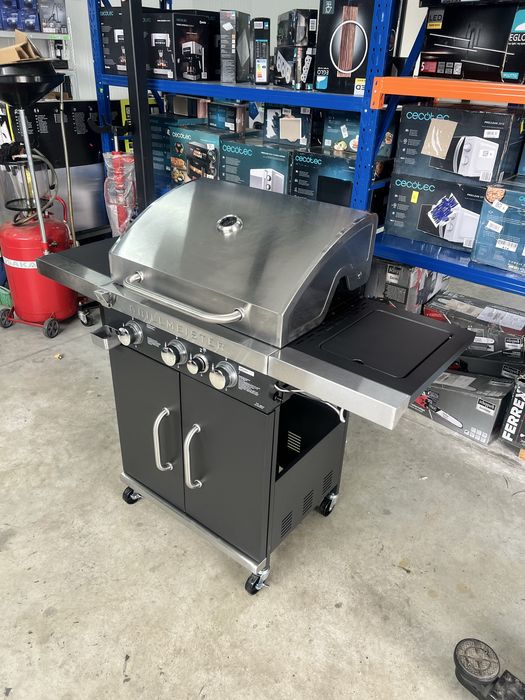 Барбекю на газ с мощност 14,4 киловата Grillmeister / Газово барбекю от инокс
