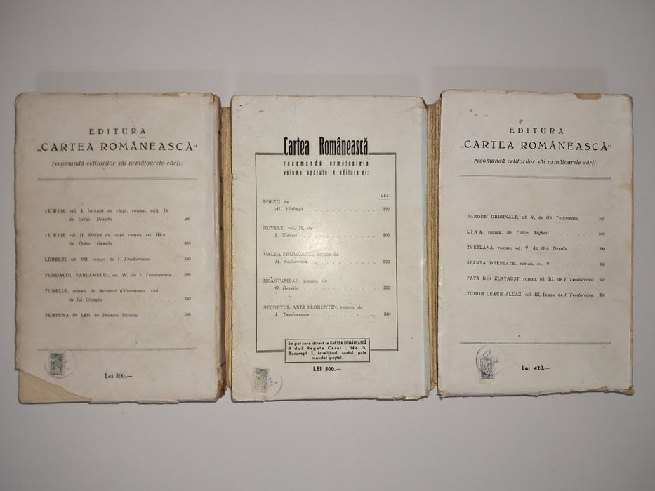 Cărți vechi pentru bibliofili 1942 Frații Jderi Mihail Sadoveanu
