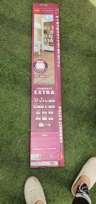 Pardoseală modulară din vinyl (LVT) Compact Extra dryback 1000 Frasin