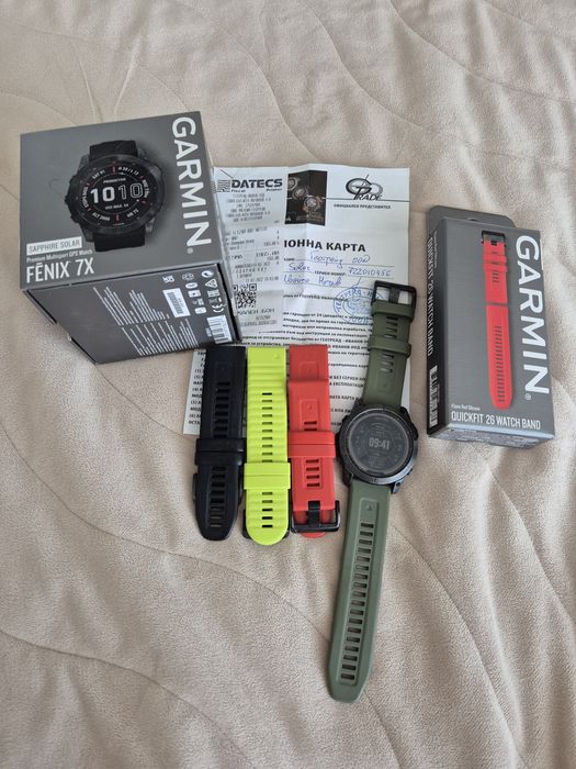 Garmin Fenix 7x Sapphire Solar
