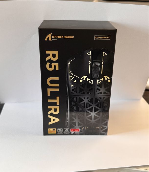 Mouse Gaming Attack Shark R5 Ultra 2.4Ghz 8k Wireless