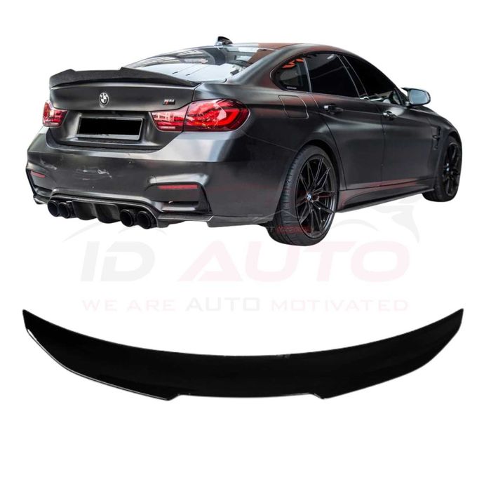 Спойлер лип за багажник на BMW 4 Series F36 - PSM , черен гланц
