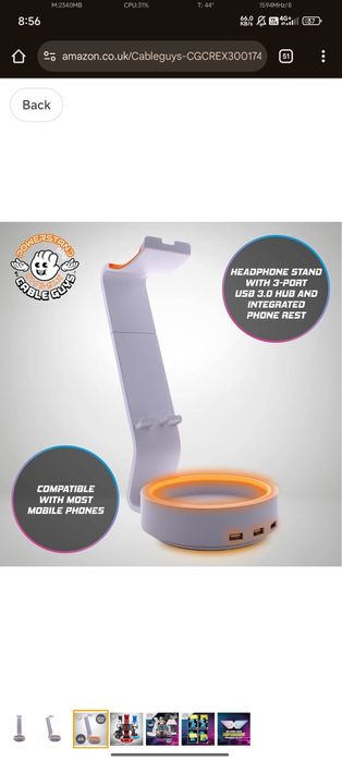 Power Stand SP2 cu 3 porturi Usb