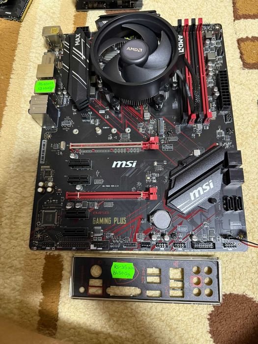 Kit placa baza B450 Gaming Plus + Ryzen 5 3500x