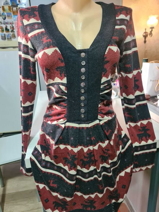 Женское тёплое платье