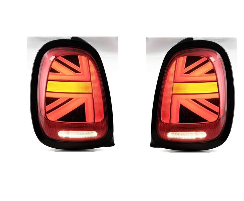 Set lampa spate Mini Hatch/Clubman (F54/F55/F56/F57), 02.2014-2019, partea stanga, dynamic indicator; LED; negru rim, rosu; Tuning