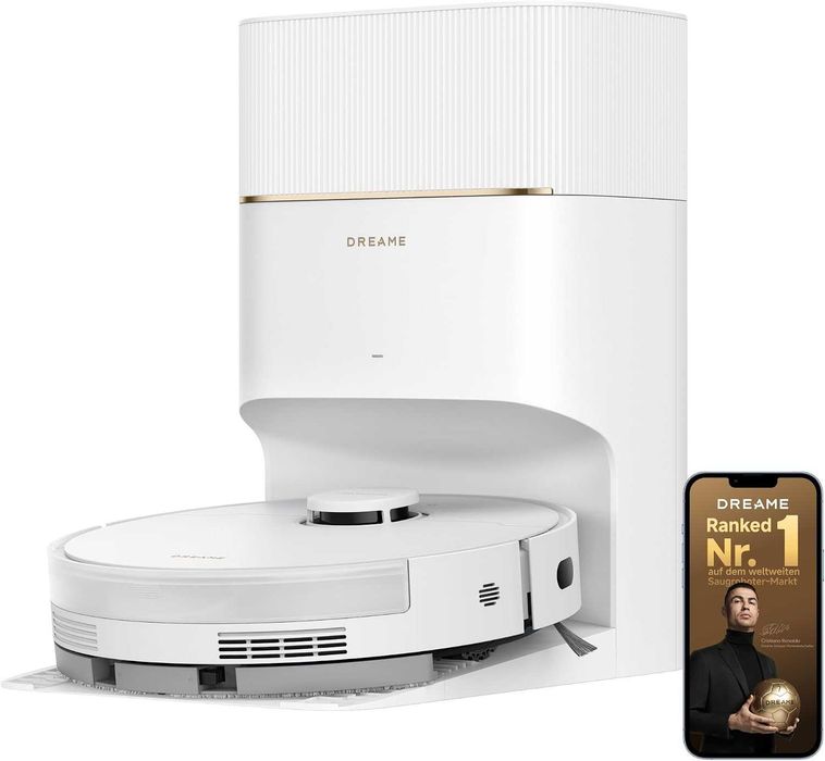 Нова Прахосмукачка Робот с Моп Dreame D20 Pro Plus RLD43SD, 2 години Гаранция, HEPA Филтър, Сухо и Мокро Почистване
