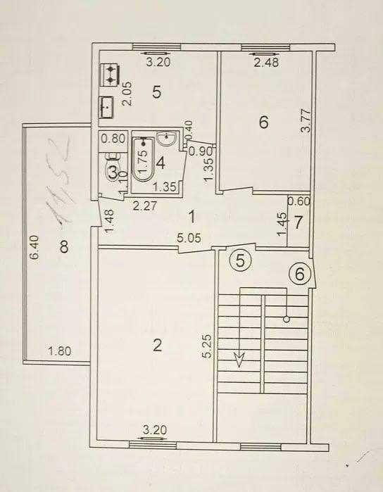 Продается 2в3-комнатная квартира, массив Карасу-2, ориентир Корзинка