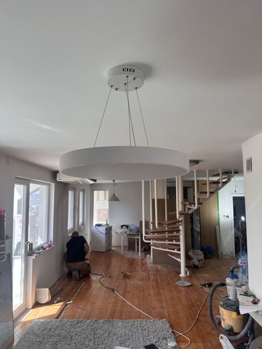 Дизайнерски LED пендел WOHNLING Ø60 см | Немска висяща лампа 48W