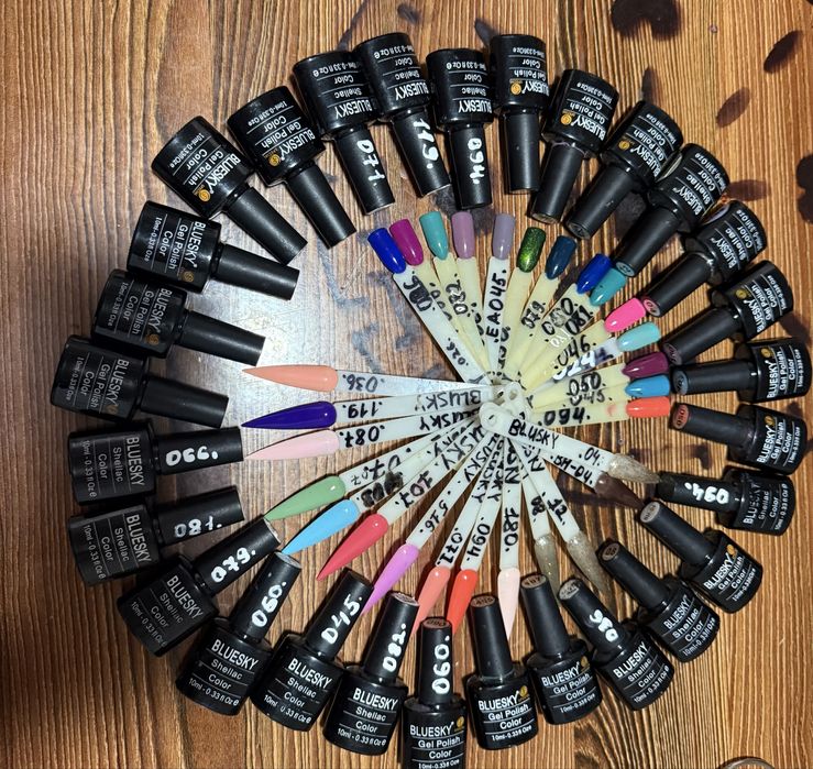 Ko’p ishlatilmagan gel laklar