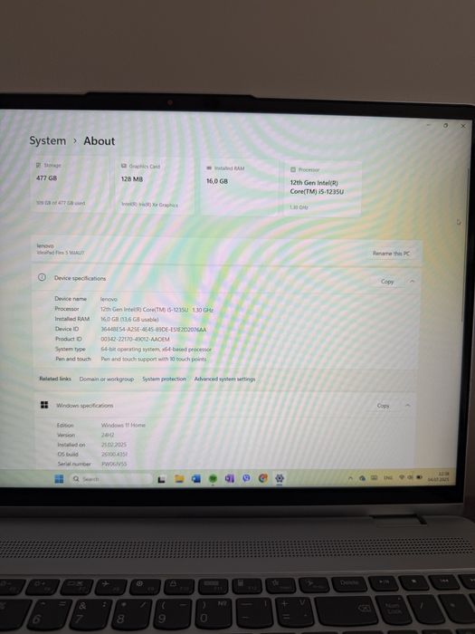 Лаптоп Lenovo IdeaPad Flex 5 16IAU7