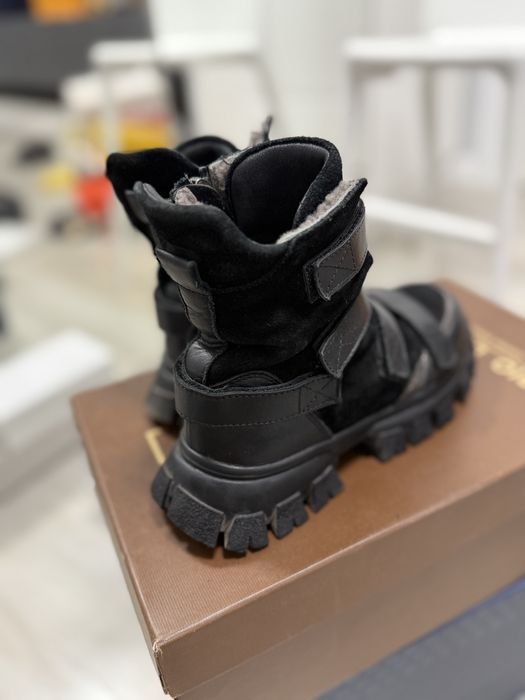 Сапоги для девочки из натуральной кожи