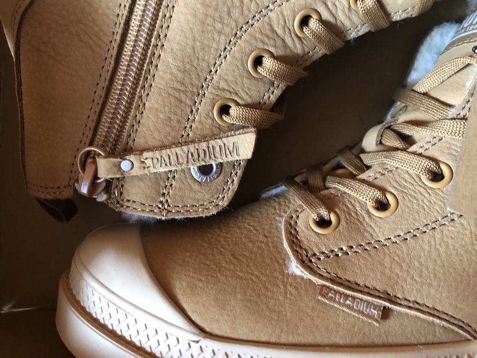 Palladium Pampa Hi Zip WL ОРИГИНАЛНИ дамски боти/естествена кожа 40/25