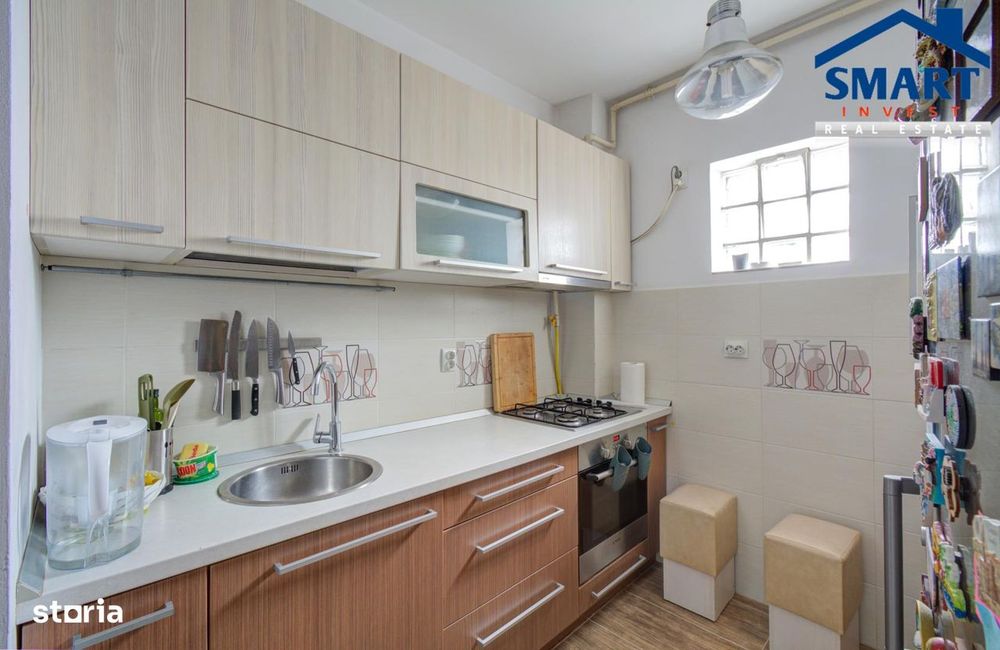 Apartament 2 camere Metrou Jiului (4min) Bazilescu - centrala proprie