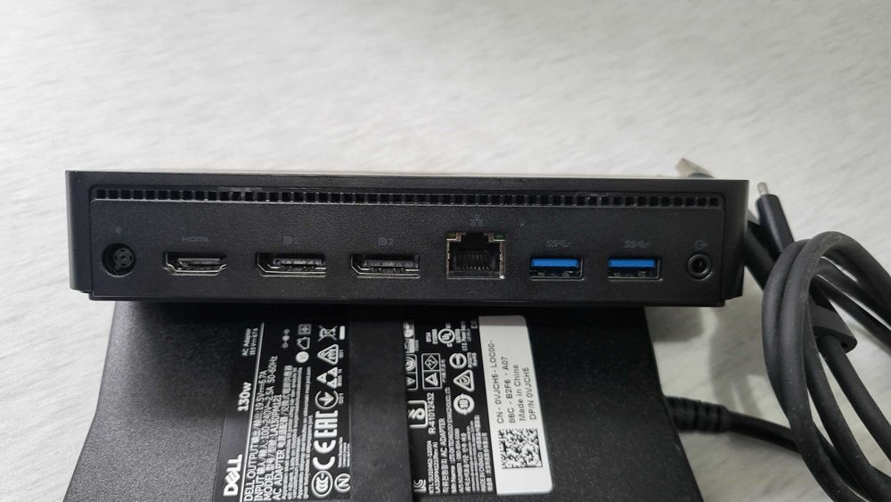 Docking Station Dell D6000 Universal Dock USB 3.0, USB-C + incar 130W