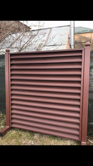 Garduri și porți stil jaluzele sipca metalica tablă cutata