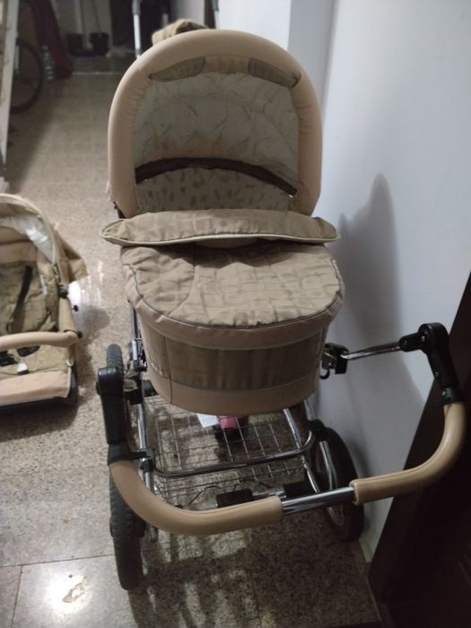 Cărucior bebe 2 în 1 cu landou mare – 500 lei