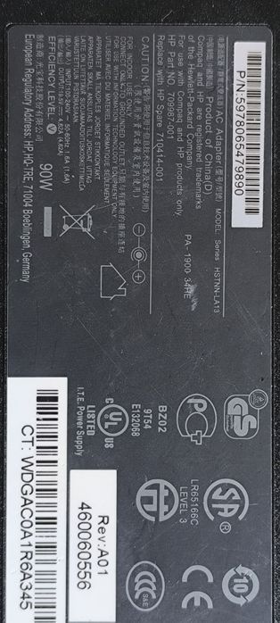 Оригинално Зарядно за лаптоп 90W Lenovo, Dell, HP