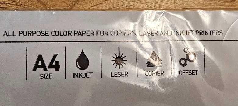 Копирна хартия картон А4 160 грама 50 листа пакет цвят сив