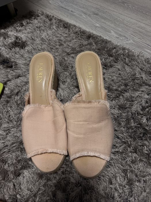 Сандали на платформа Lauren Ralph Lauren