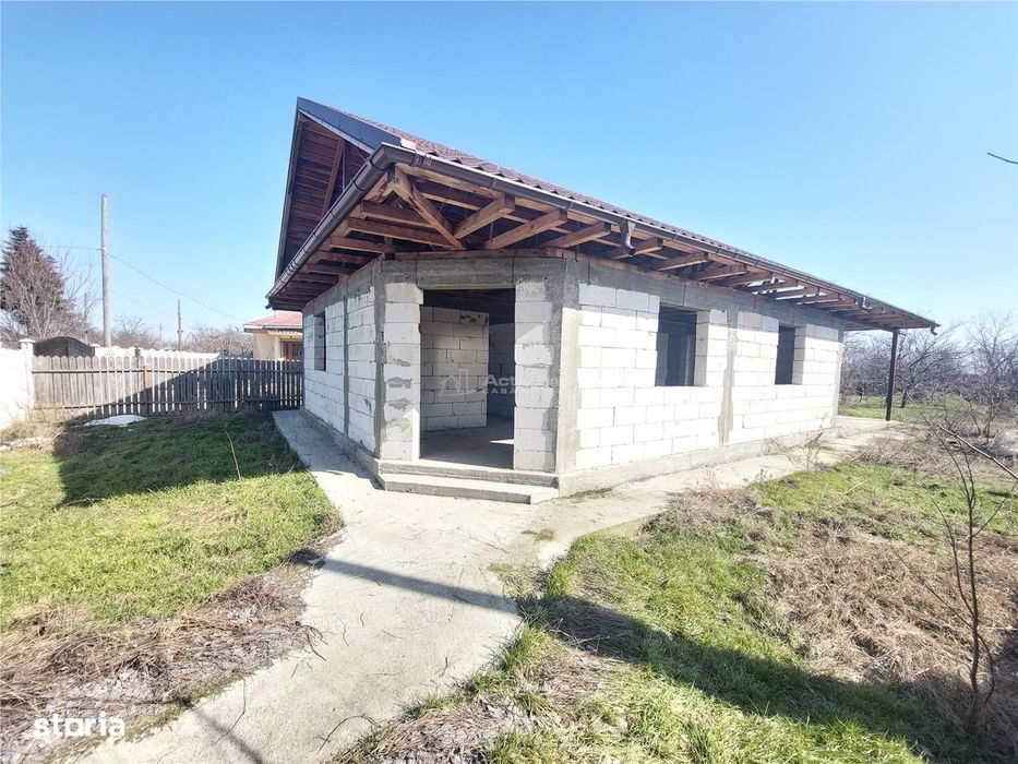 Casa tip Parter, 100 mp, teren 860 mp, comuna Galbenu