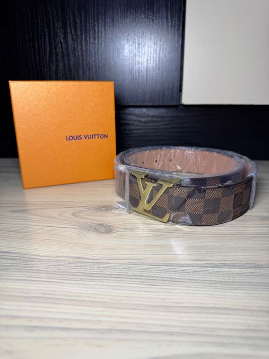 ЧИСТО НОВ! Louis Vuitton колан | belt buckle lv Louis Vuitton