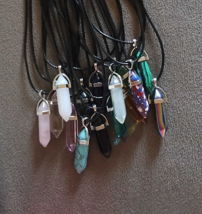 Колие с дървото на живота, сърчице, разноцветни камъни