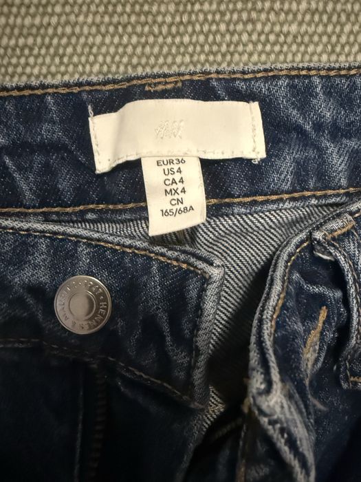 Blugi mom fit h&m