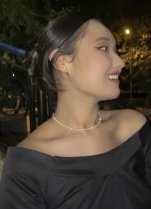 Женственное черное платье б/у