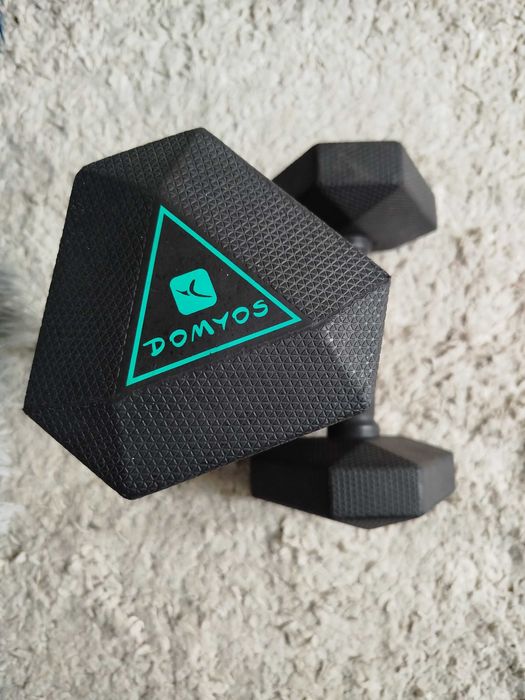 Тежести за силови тренировки, 5 кг всеки, 3 бр. много добро състояние