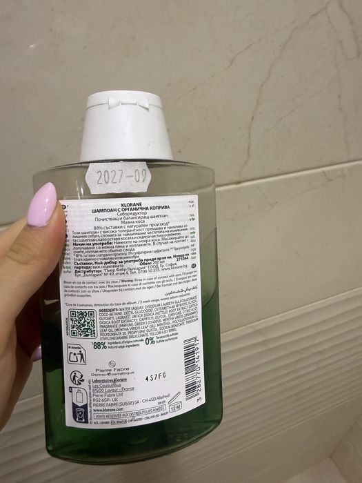 Klorane шампоан против омазняване