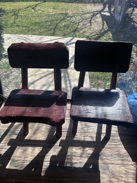 Mobilier foișor din lemn masiv complet – 8 locuri
